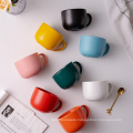 China factory High quality color glaze tea cups & saucers coffee mug water cup porcelain cups from chaozhou